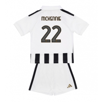 Juventus Weston McKennie #22 Maglia Gara Casa Repliche 2026-27 Bambino Maniche Corte